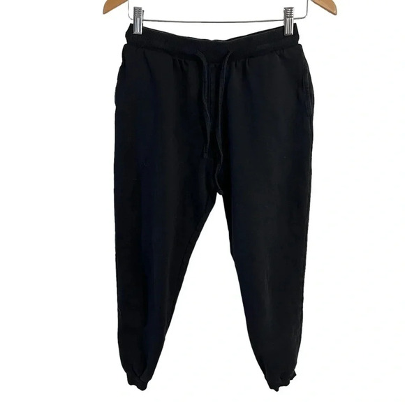 ASOS Design Black Jogger Sweatpants with Drawstring Womens Size 6 Petites Basics - Picture 1 of 7